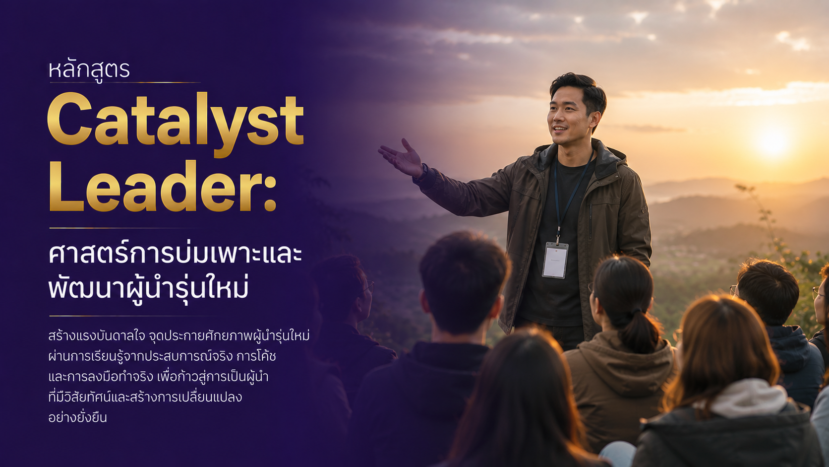 Catalyst Leader: ศาสตร์การบ่มเพาะและพัฒนาผู้นำรุ่นใหม่